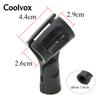 Microphone Clip for Mic Stand - Essential Accessory for Audio Recording, Interview Microphone Clip Hot Shoe Boots  For Camera Light Mic Holder