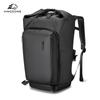 Men Backpack 2025 New Fashion Concise Casual Design For 15.6 Inch Laptop Waterproof College Student Boys School Bag Black / Dark Gray KS3338W