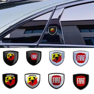 Боковая наклейка-эмблема на автомобиль Аксессуар для Fiat Abarth 500 Tipo FR Panda Argo Freemont Viaggio Bravo Punto Doblo Pulse Stilo Palio