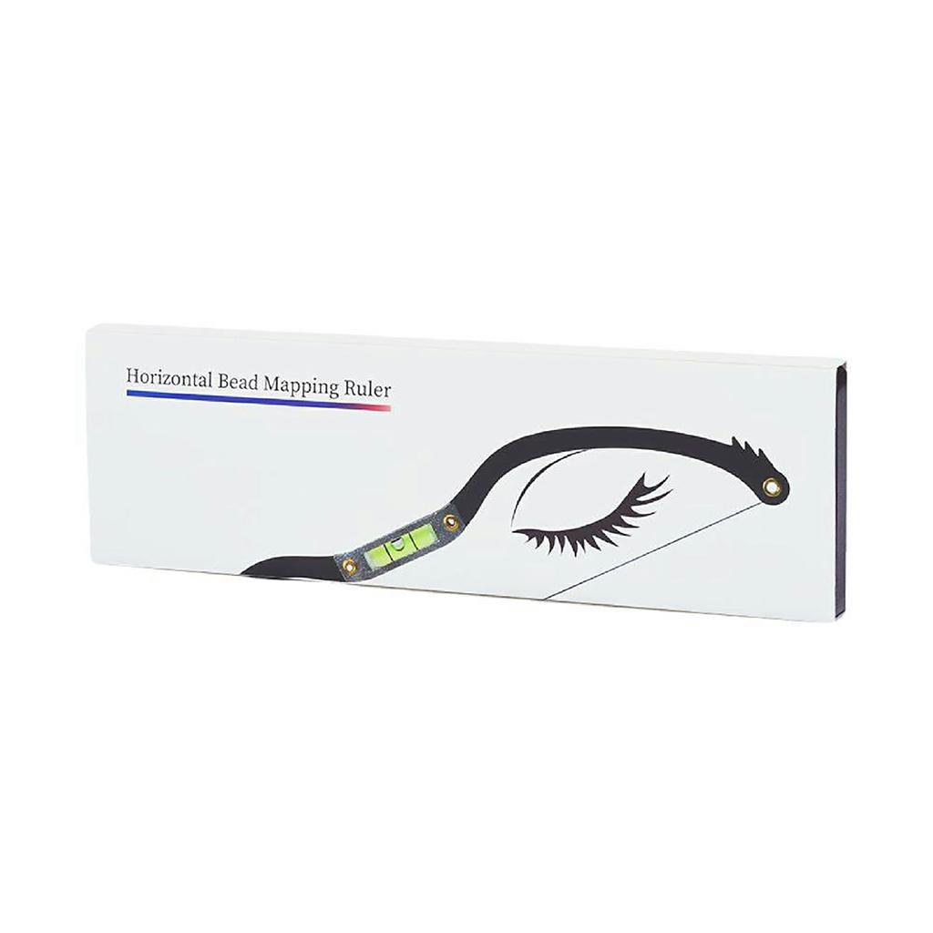Eyebrow Marker Ruler Featuring Bubble Leveler Eyebrow Mapping Tool Kit Featuring Bow With String Eyebrow Bow Mapper Tool With Mapping Thread 1ml