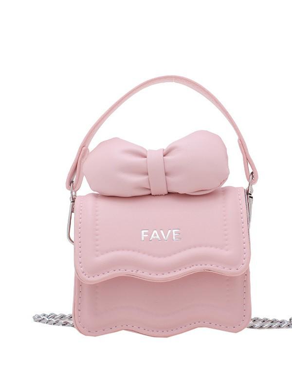 Autumn New Korean Mini Girls Bow Chain Crossbody Shoulder Bag - Parent-Child Women's Bag