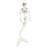 Life Size Skeleton Mermaid Halloween Outdoor Decorations Movable Posable Joints Realistic Full Body