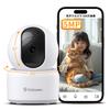 Galayou Indoor 6 Network Pet Attachment Recording Crime 6 360 Automatic Motion Doll Constant Automatic Night Vision Alarm Compatible with Compatible