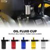 Резервуар для тормозной жидкости из алюминиевого сплава для мотоцикла, бачок заднего сцепления для мотоцикла, масляный топливный фильтр, масляный стакан, резервуар для гидравлической тормозной жидкости для скутеров, квадроциклов