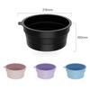 Built-in Ice Tray Foldable Face Ice Bath Bowl Silicone Cooling Washbasin  Skin Care