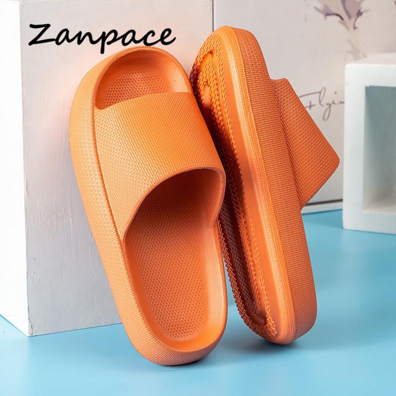Модные летние домашние тапочки 2024 года для женщин/мужчин, домашние тапочки для ванной, мягкие нескользящие тапочки из ЭВА с толстой подошвой, женские домашние тапочки