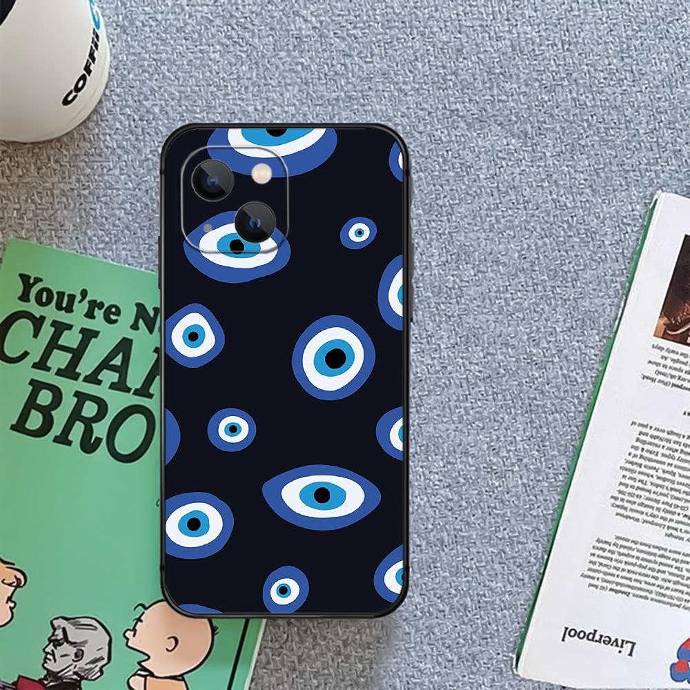 Чехол для телефона с рисунком злого глаза, чехол для iPhone Xiaomi Mi Samsung Galaxy Redmi Note AS 11 12 13 14 15 22 23 24 5G Pro Plus Max Fe Ultra