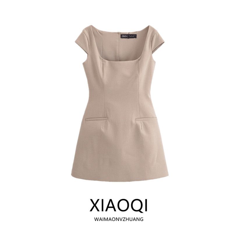 Fashion Style 2024 Autumn New Women's Clothing Stylish Easiest for Match Slim Fit Short Dress Short Skirt 8959114