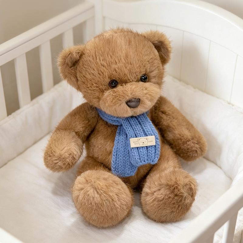 Cute Bears Stuffed Plush Toys Soft Animal Dolls For Kids Birthday Valentine'S Day Gifts Home Decor Party Bear Plushies