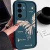 Butterfly Print Shockproof Phone Case For Samsung S25 Ultra S24 FE S23 S22 Plus S21 S20 FE A55 A54 A34 Luxury Soft Silicone Cover