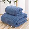 2 шт./лот, полотенца большого размера, банные полотенца из чистого хлопка, сильное водопоглощение, без ворса, без выцветания, быстросохнущие бытовые полотенца, приятные для кожи и мягкие