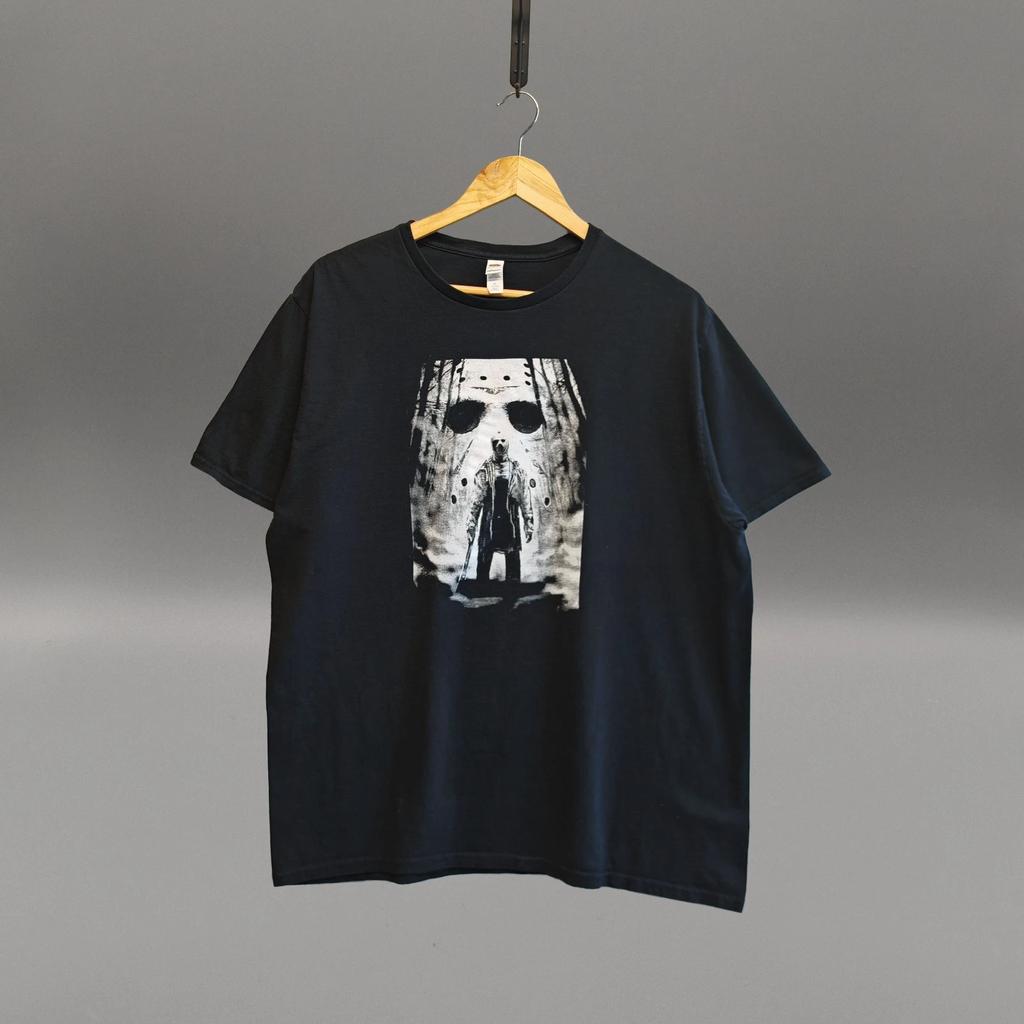 Friday The 13th Jason Voorhees Graphic T Shirt Black XL Horror Movie Tee 3117