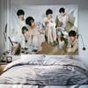 Boy Band NNCT Wish Singer Printed Large Wall Tapestry Wall Hanging Decoration Household Decor Blanket