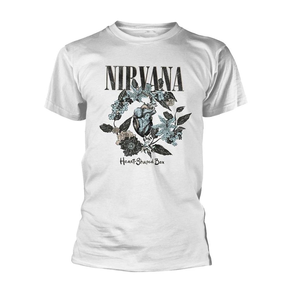 Nirvana Heart Shaped Box Licensed Tshirt Unisexs