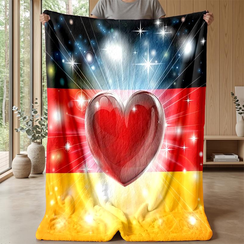 Germany national football team Theme blanket Soft Flannel Blanket Plush Throw Blanket Cozy Sofa Bed Blanket for Home Decor