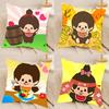 Cartoon M-MonchhichiS Pillow Case Removable Washable Cushion Cover – All-Season Soft Linen