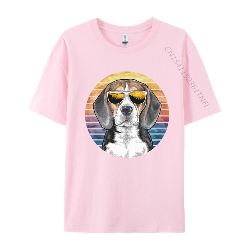 Beagle In Sunglasses Tshirt TShirts For Men Tee Shirt O Neck Pure Cotton T Shirts Tops Tees Top Quality