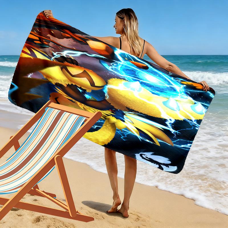 Fantasy Creature Sphere beach towel Portable for travel Beach towel for vacation photos swim quickdrying swim towel seaside beach towel