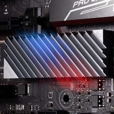 Радиатор для SSD M2 NVMe 2280 SSD Жесткий диск Алюминиевый радиатор Кулер Охлаждающие прокладки Термопрокладка для настольного ПК