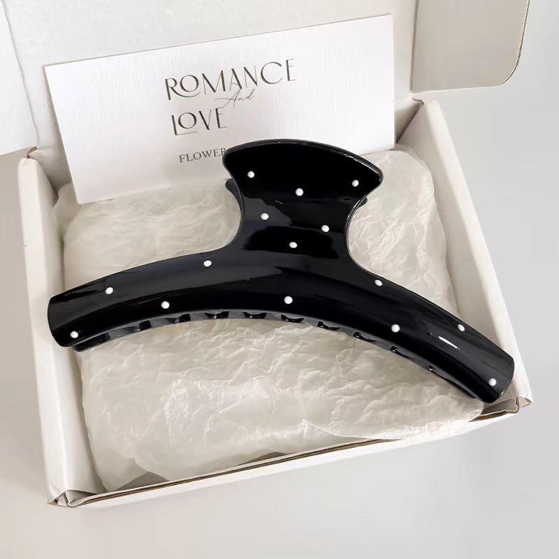 2025 Retro Tortoiseshell Women’s High-End Hair Claw Clip for Half Updo