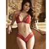 European and American large-size women's erotic underwear, sexy three-point bikini temptation, small goods
