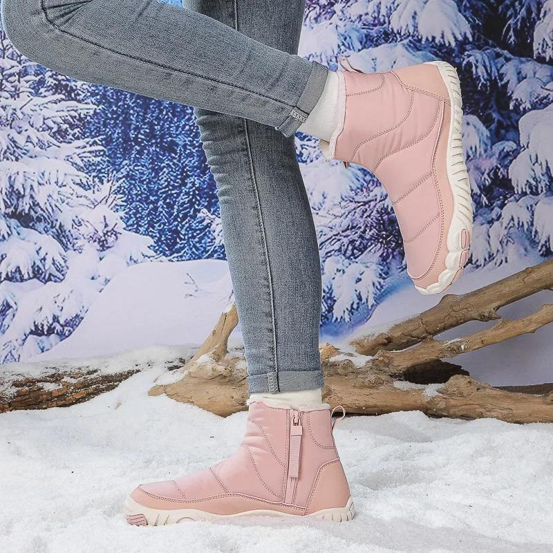 Мужские ботинки 2024 года, новые зимние тапочки, теплые мужские туфли, водонепроницаемые нескользящие плюшевые кроссовки, мужские теннисные туфли, ботинки, мужские кроссовки, зимние