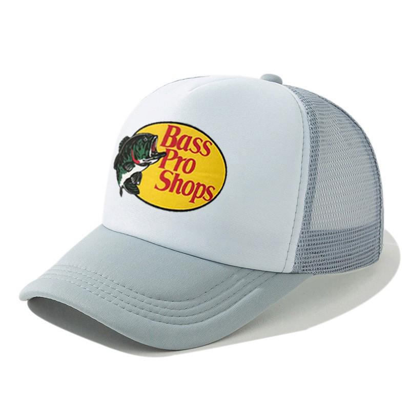 Европейско-американская бейсболка с принтом от Bass Pro Shops для активного отдыха и рыбалки