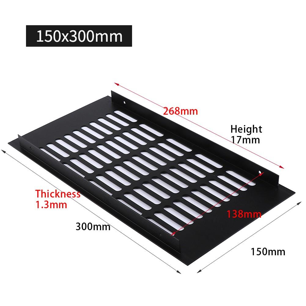Алюминиевый прямоугольный шкаф, 150 мм, вентиляционная решетка, вентиляционная крышка