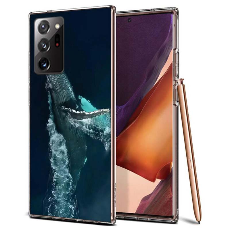 Чехол для телефона 'Морской Гигант Кит' для Samsung A55 A35 A25 A15 A07 A05S A16 A17 A26 A36 A37 A56 A57 Galaxy Note 20 10 A50S A71 A51 A31 A
