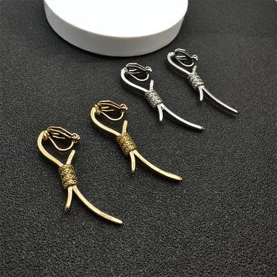 Роскошные серьги клипсы Модные серьги без проколов клипсы
