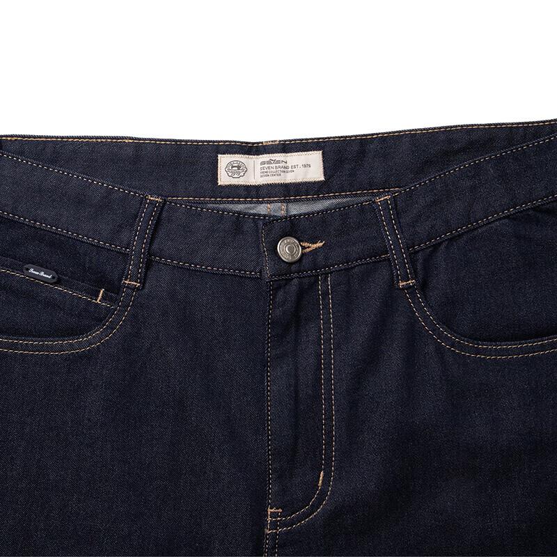 Мужские джинсы Qipai из выстиранного денима прямого кроя