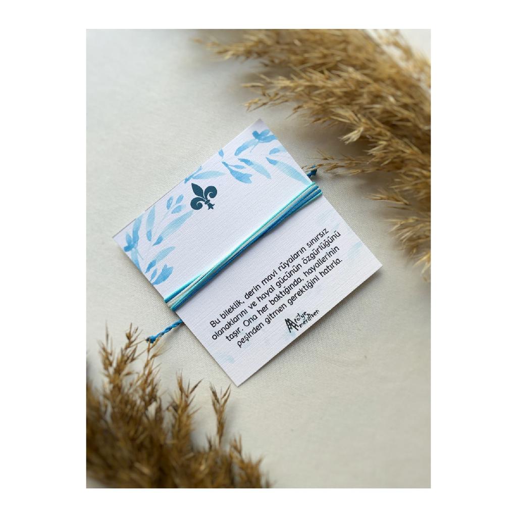 Унисекс Браслет Freedom Синие тона Базовый мульти-браслет