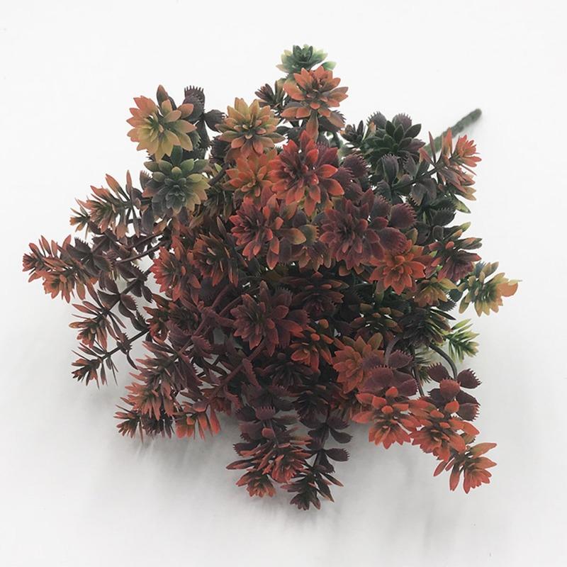 3 пучка 28 головок искусственные растения суккуленты пластиковые поддельные суккуленты растения для дома, сада, свадьбы, украшения гостиной