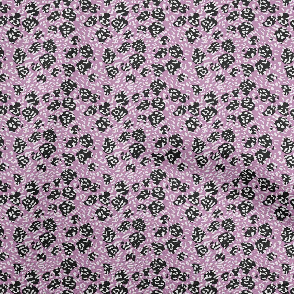 oneOone Хлопковый поплин Серая ткань Швейный материал с принтом шкуры животного Ткань на отрез 42 дюйма