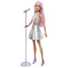 Barbie Barbie 65 Barbie and Work Pop Star Barbie Doll Dress Up DollHouse PlayPretend Play Doll Ages 3 and Up Silver JCW42