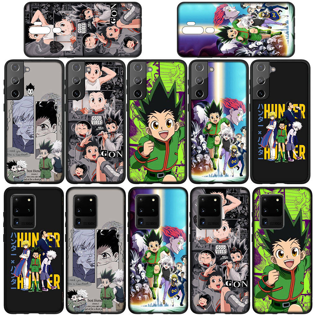 Чехол для телефона Samsung Galaxy S25 S24 S23 iPhone 16 15 Xiaomi Redmi Note 14 13 12 16E X 11 Pro Max OPPO Moto Huawei Gon Freecss Killua Hunter X Hunter