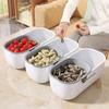 Ленивые семена дыни закуски сухофрукты фруктовая коробка двухслойная утолщенная гостиная дренажная корзина бытовая тарелка для фруктов дренажный поддон