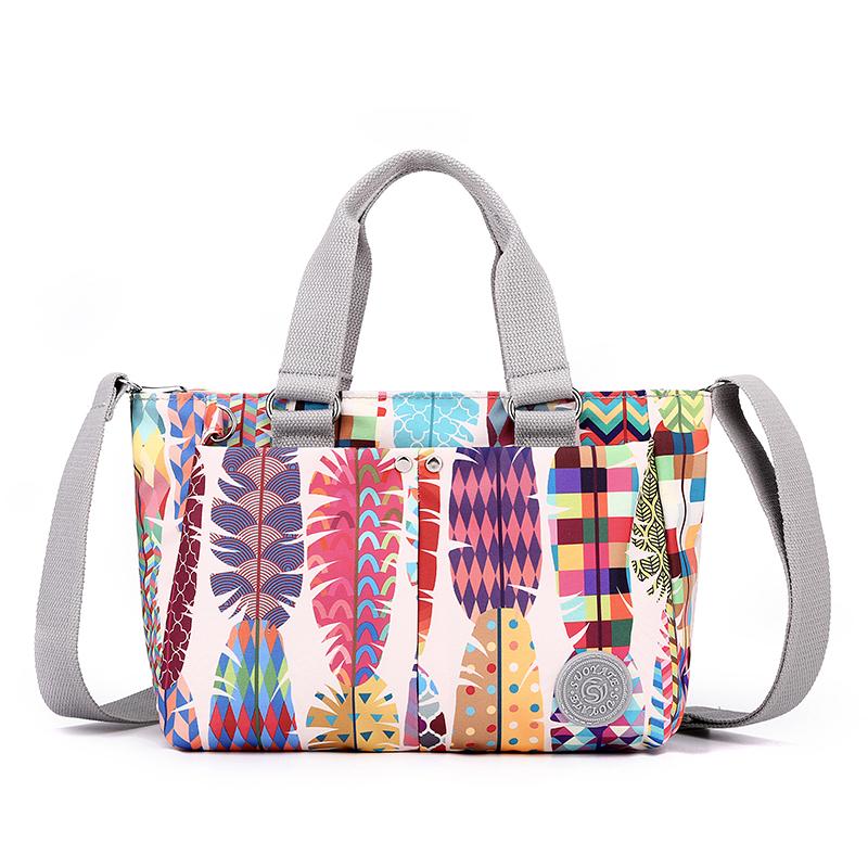 Легкая водонепроницаемая нейлоновая сумка на плечо, большая вместительная сумка, сумки на плечо для работы, школы и путешествий, сумки на плечо