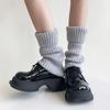 Носки-чехлы женские y2k одежда чехол для ног женские махровые носки jk острая девочка чехол для ботинок вязаные средней длины до икры носки весна и осень