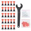 25 шт., многоразовая система выравнивания плитки, инструмент для позиционирования плитки, инструменты для строительства пола, стены