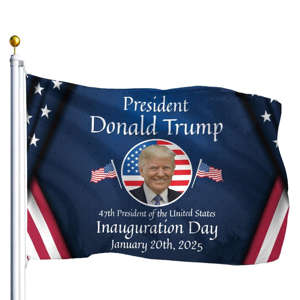 Inauguration Day 47th President Of The United States Flag 3x5FT Outdoor Flag Outdoor Banner