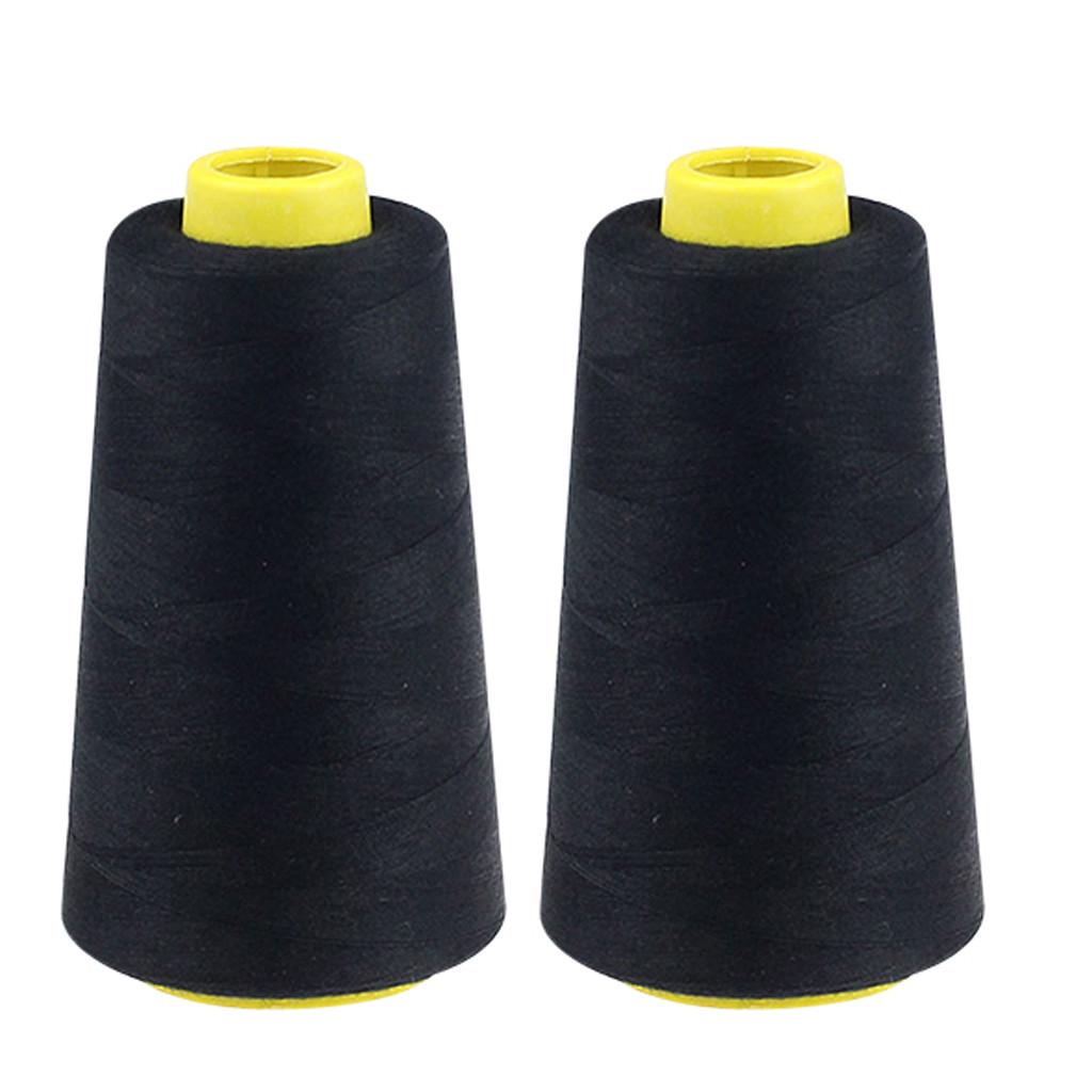 Household Color Polyester Sewing Thread Pagoda Thread 2PC 2300 Yards