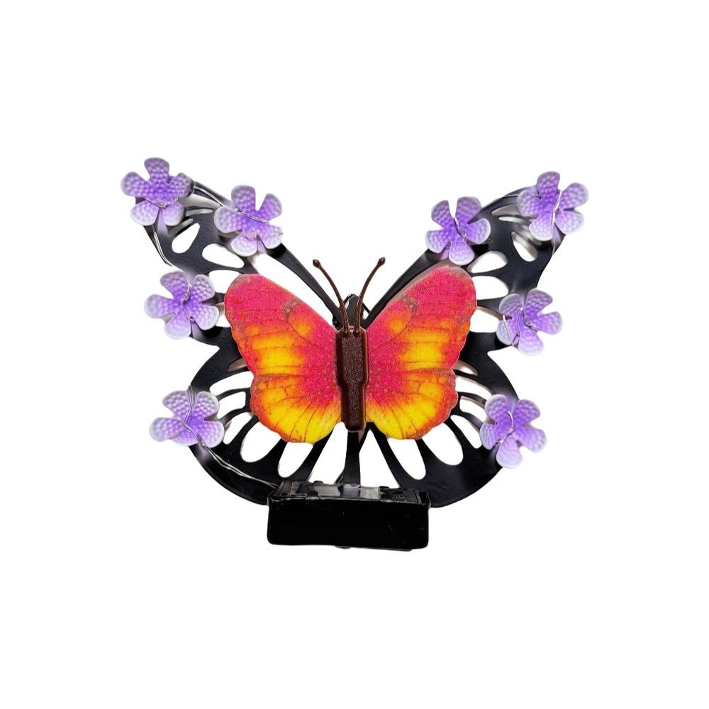 Waterproof Solar Butterfly Wall Light Solar Powered Garden Decoration Light Garden