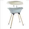 Pack plan à langer et baignoire - THERMOBABY - VASCO - Gris Charme - 2 en 1