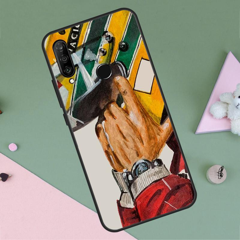 Гонщик Айртон Сенна Для Huawei Nova 9 10 SE Y91 Y61 Y90 Y70 Y60 Y72 12s 12i 11i 7i 8i P60 Pro P30 P40 Lite Чехол