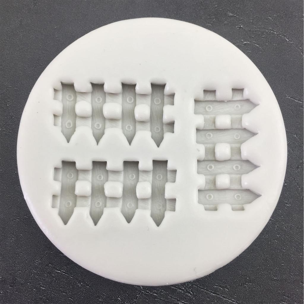 3D сердце цветок забор силиконовая гибкая пищевая форма глина смола керамика конфеты помадка конфеты шоколадное мыло формы