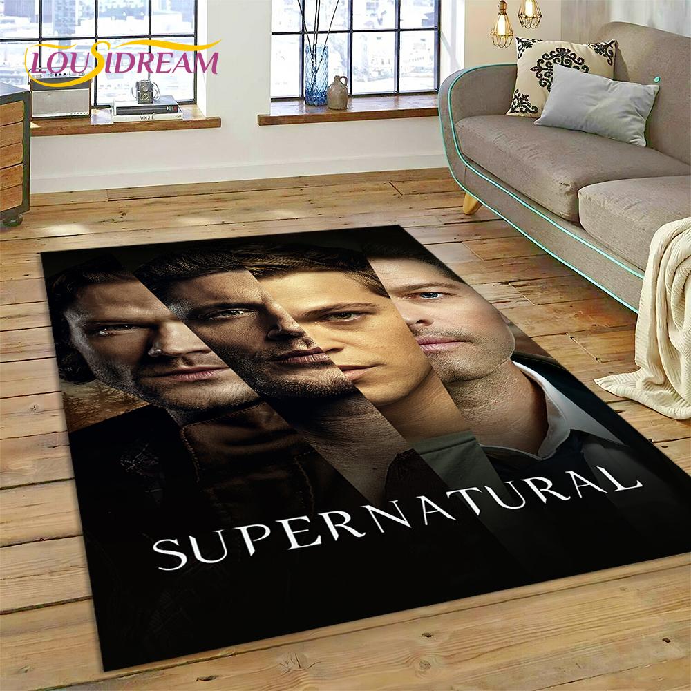SPN Последний Сверхъестественное Дин Сэм 3D Ковер для Гостиной Спальни Домашний Декор, Нескользящий Коврик для Пола Декорация для Дивана Придверный Коврик