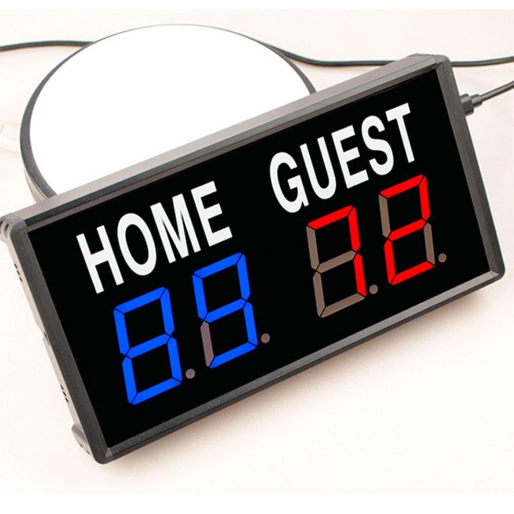 Remote Portable Digital Score Keeper 4-Digit Mini Electric Scoreboard Baseball