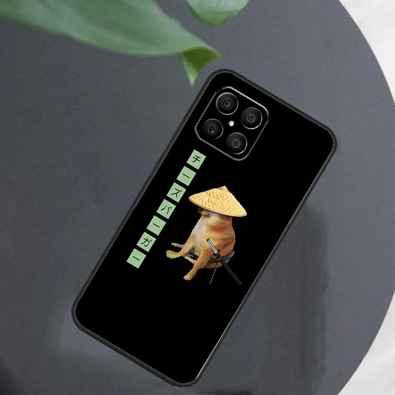 Cheems Doge Meme Funny Doggy For Honor Magic 5 6 7 8 Pro Case For Honor 400 200 50 70 Lite X8c X8b X9a X9b X9c X9d Win RT