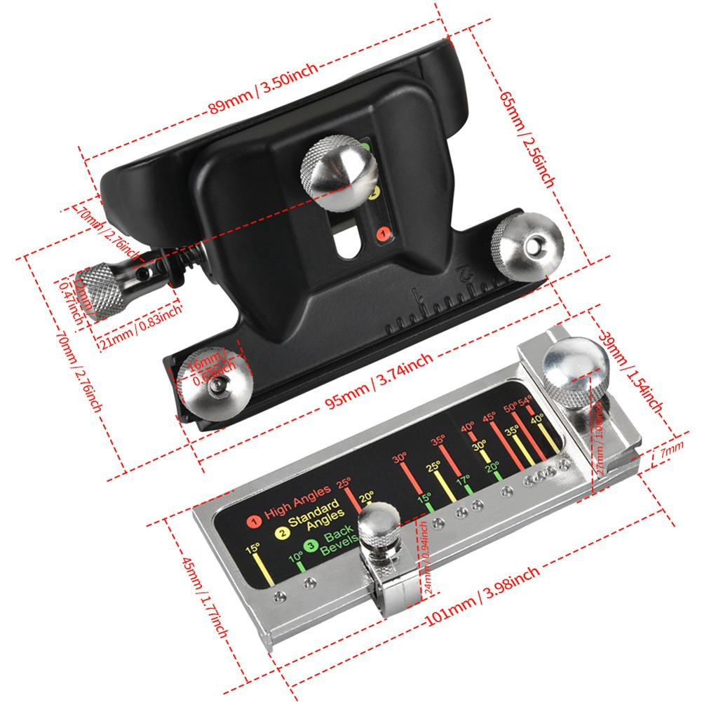 Точный фиксированный угол заточки ручная точилка регулируемый угол шлифовальный инструмент для деревообработки
